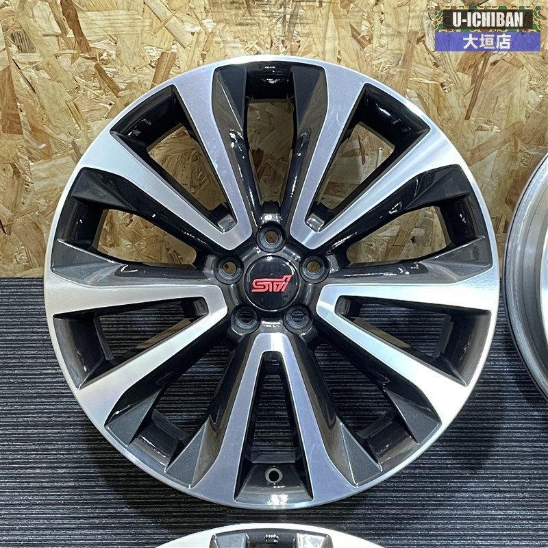 良品 スバル SJ フォレスター STI 純正 ホイール 18インチ 7J +48 5H 