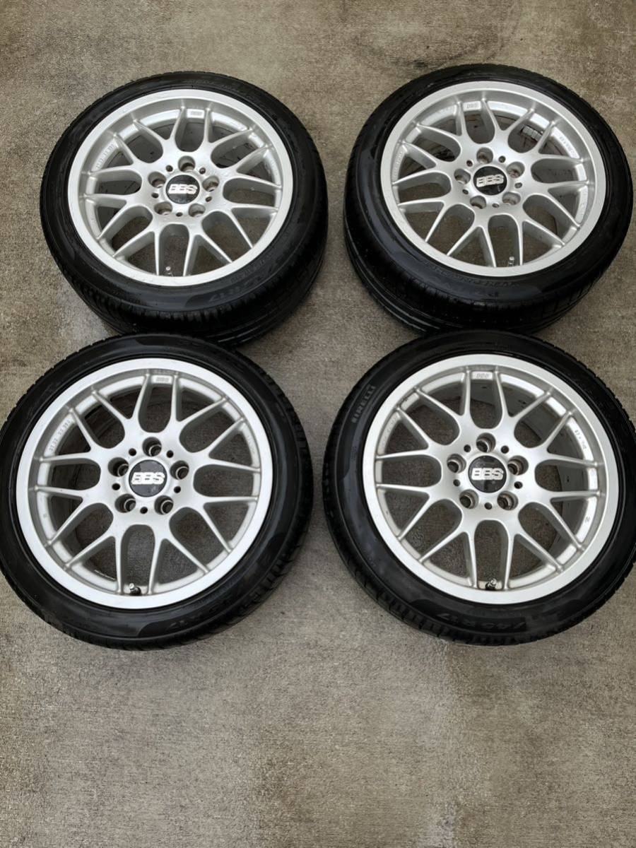 BBS RX204 17インチ8J＋38 PCD120 5H 215/45R17 91W タイヤ2017バリ山