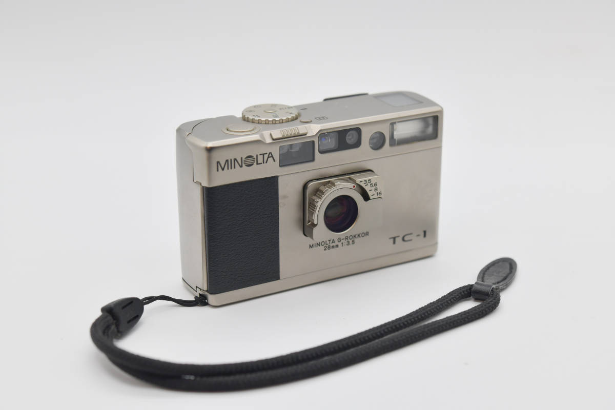 中古美品 MINOLTA ミノルタ 「TC-1」高級コンパクト フィルムカメラ