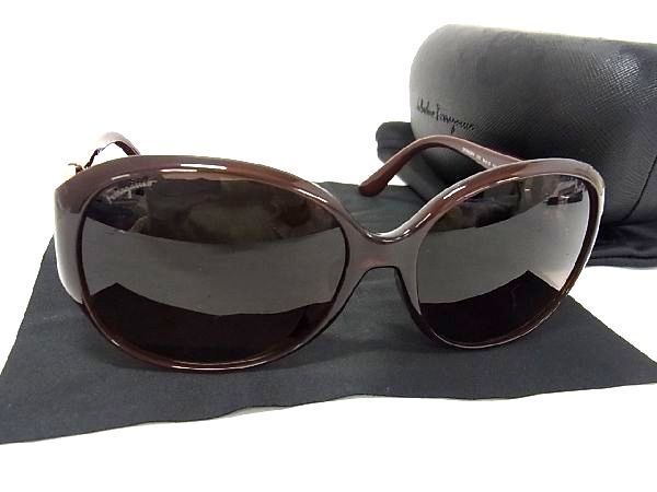 1円 □極美品□ Salvatore Ferragamo フェラガモ SF896SRA 210 ダブル 