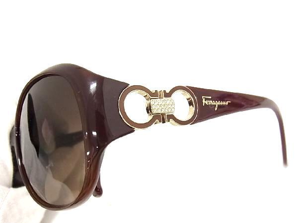 1円 □極美品□ Salvatore Ferragamo フェラガモ SF896SRA 210 ダブル 