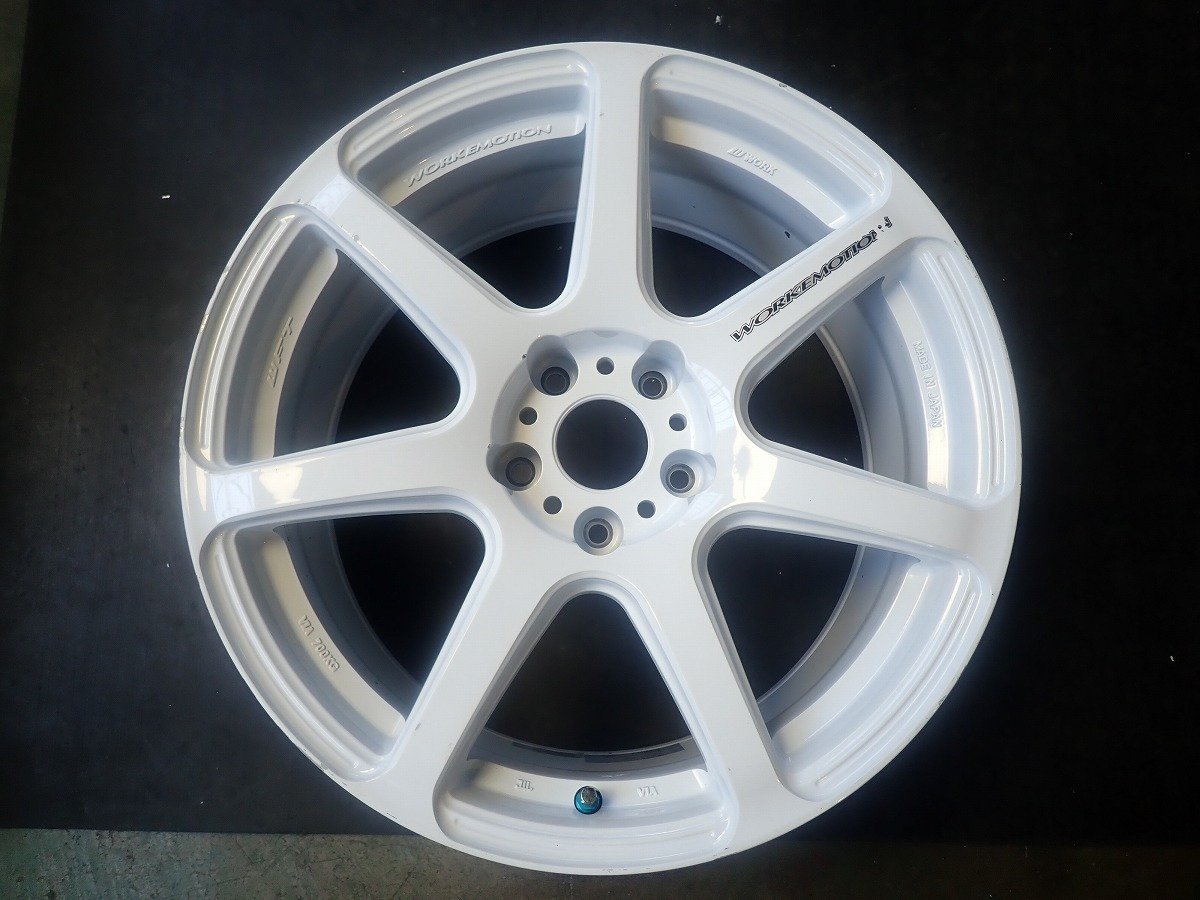 MF8253【送料無料18インチ】4本 WORK エモーション T7R 中古アルミ 