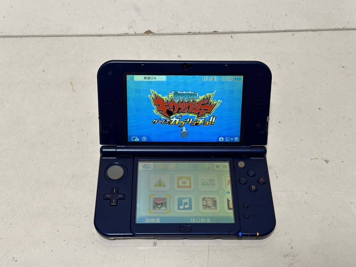 任天堂 New ニンテンドー 3DS LL メタリックブルー 本体 タッチペン SD 