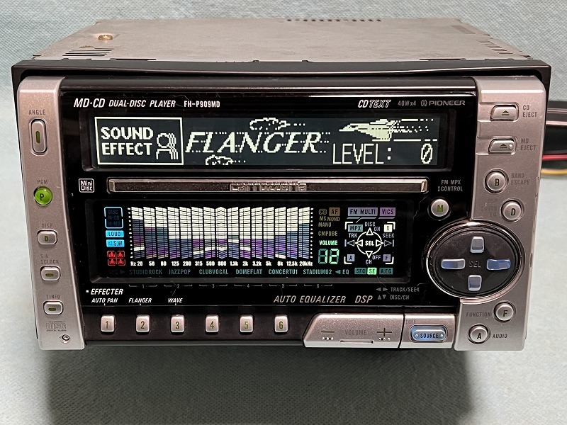 カロッツェリア CD/MDプレイヤー FH-P909MD 1998年 当時物 