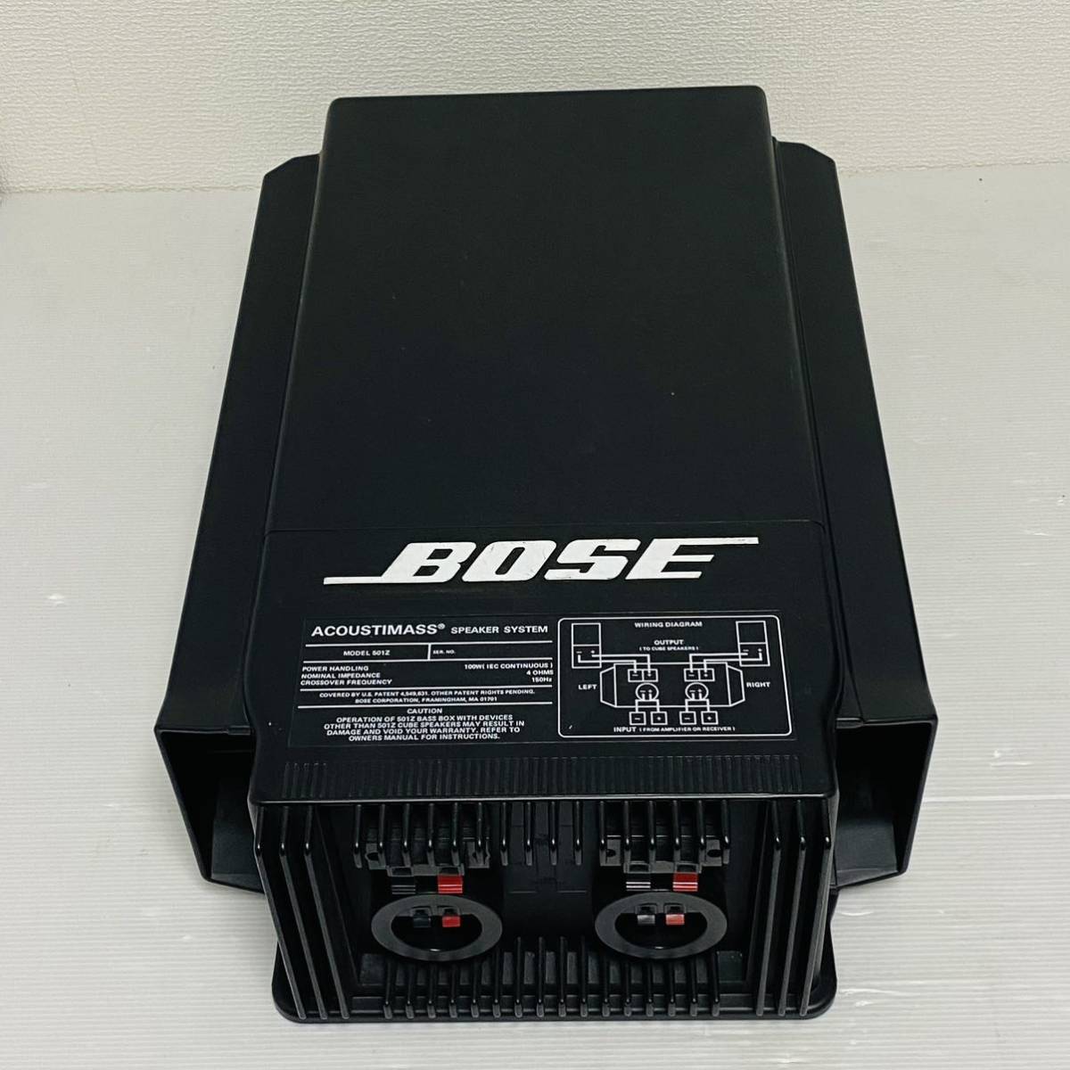 BOSE　501Z　シャドーベースボックス　ウーファー　ウーハー α】BOSE : 501Z ウーファー シャドーベースボックス