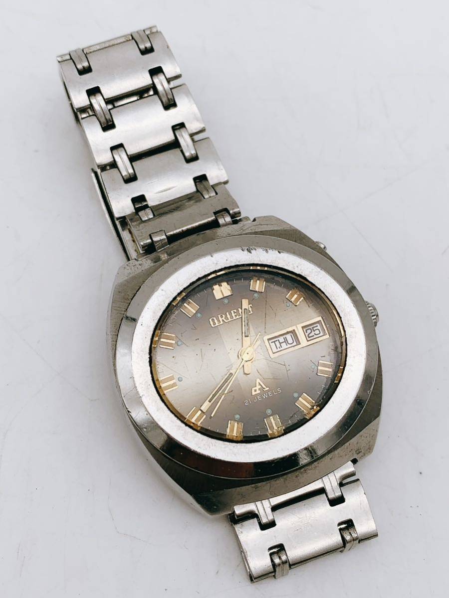 送料無料 中古 ORIENT オリエント 21JEWELS CHRONOACE クロノエース 