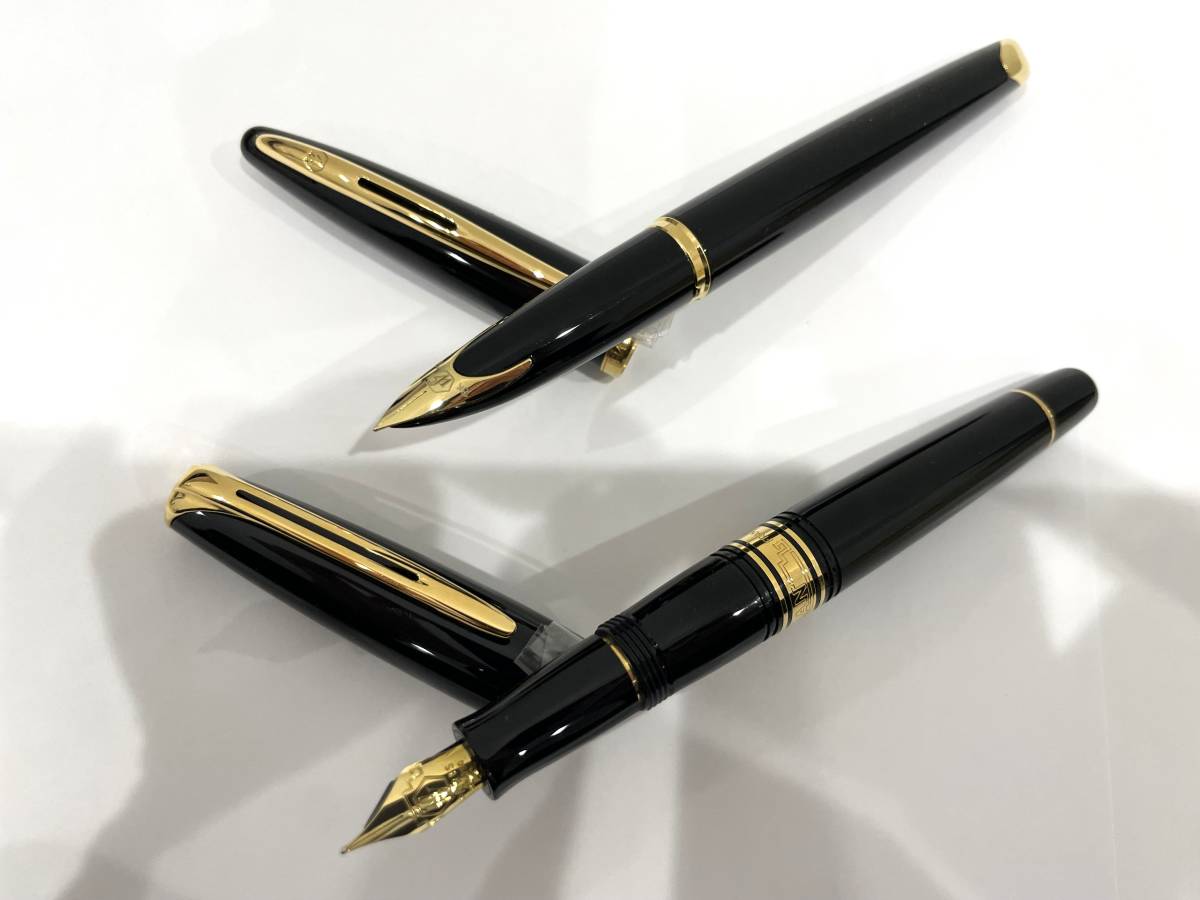 1A 未使用 WATERMAN ウォーターマン カレン チャールストン 万年筆 18K 