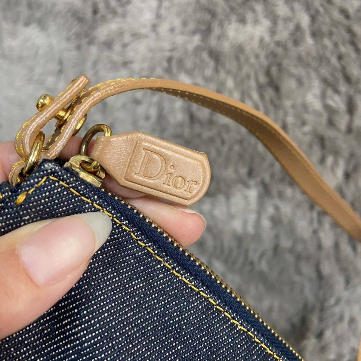 Dior クリスチャン ディオール サドルバッグ デニム サドルポーチ