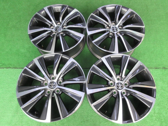 トヨタ 80系ハリアーGグレード純正ホイール 7J-18 5H114.3 +35