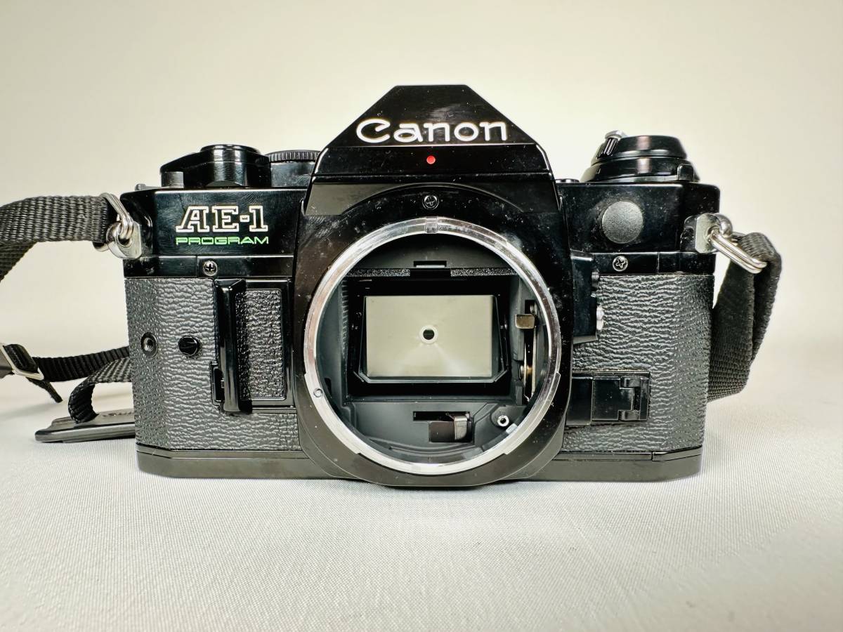 1円〜】Canon AE-1 PROGRAM キヤノン フィルムカメラ 一眼レフ 動作