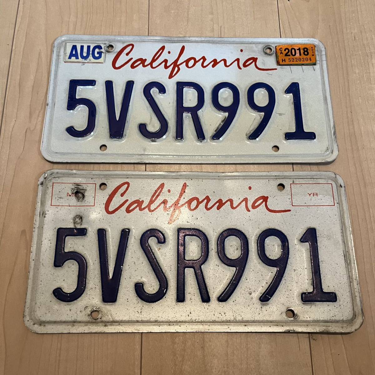 限定セール，お得 991 前後ペアカリフォルニアナンバープレート ライセンスプレート検 アメ車STANCE USDM LOWRIDERシボレーダッジチャレンジャー(その他)｜売買されたオークション情報、yahooの商品情報をアーカイ その他