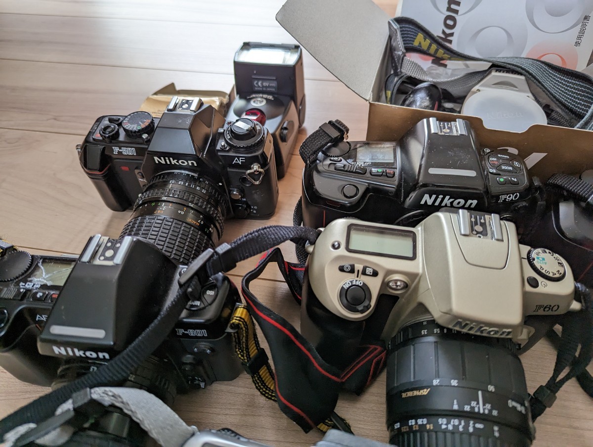 ニコン☆Nikon F-801 F65 F60 F90 F-601 70-300mm 28-80mm 80DX 