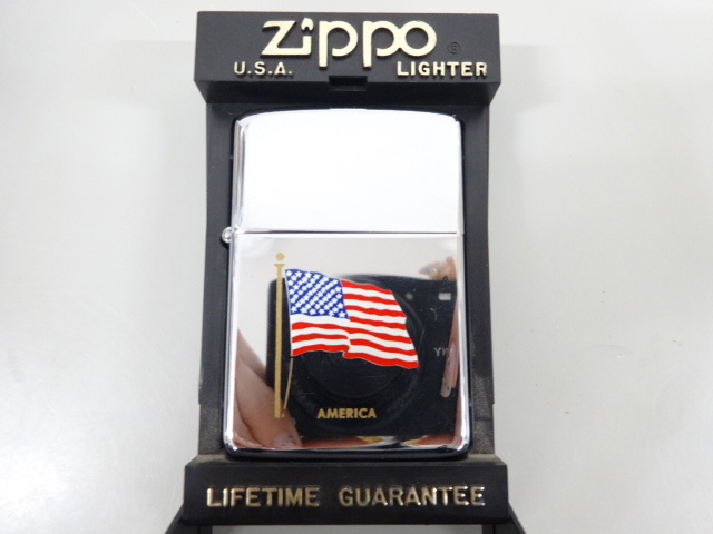 新品 未使用品 1989年製 ZIPPO ジッポ AMERICA アメリカ国旗 80