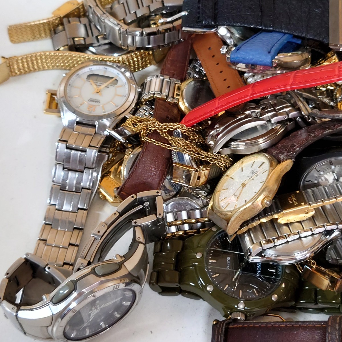 1円~【まとめ売り】腕時計 懐中時計 98点セット CITIZEN SEIKO GUCCI 