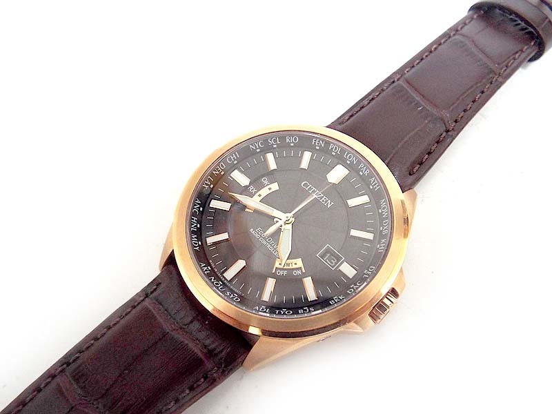 未使用品 CITIZEN シチズンコレクション エコドライブ電波時計 CB0012-07E メンズ腕時計 ダイレクトフライト ソーラー電波