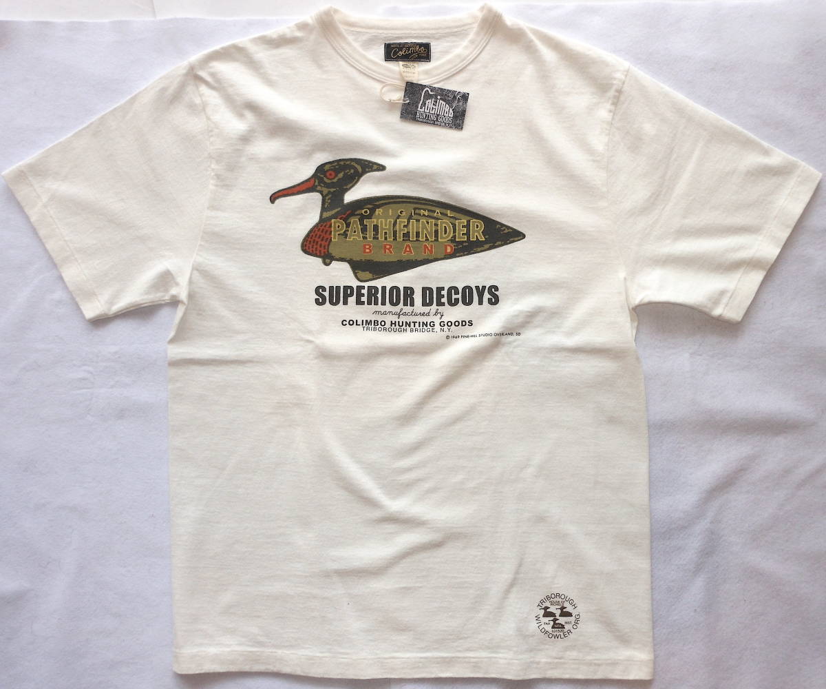 新品☆ コリンボ Tシャツ COLIMBO「 MERGANSER-DECOY 」プリントT 