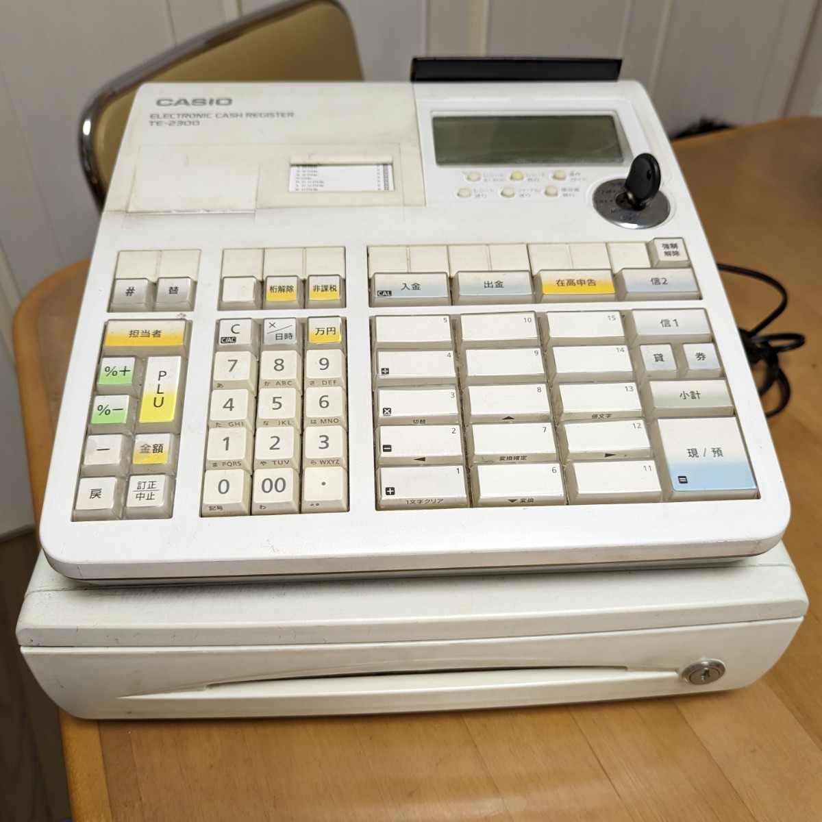 事務・店舗用品 CASIO 電子レジスター TE-2300 2シートサーマル