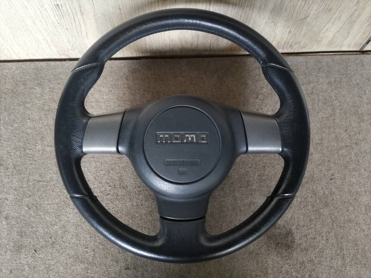 タントカスタム L375S L385S momo ステアリング インフレータなし No.26