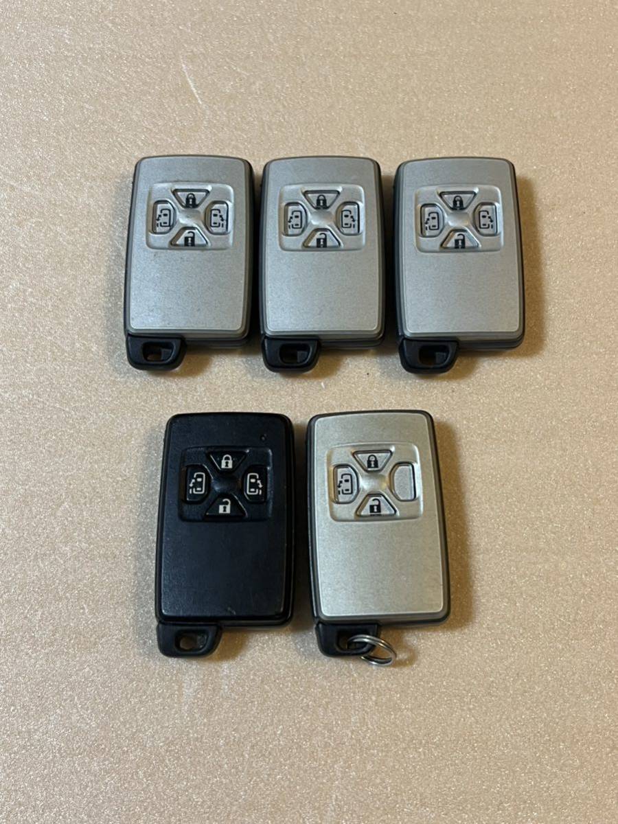 トヨタ 純正　スマートキー 4/3ボタン アルファード　ヴェルファイア ノア　ヴォクシー　エスティマ等　271451-6230 (62)
