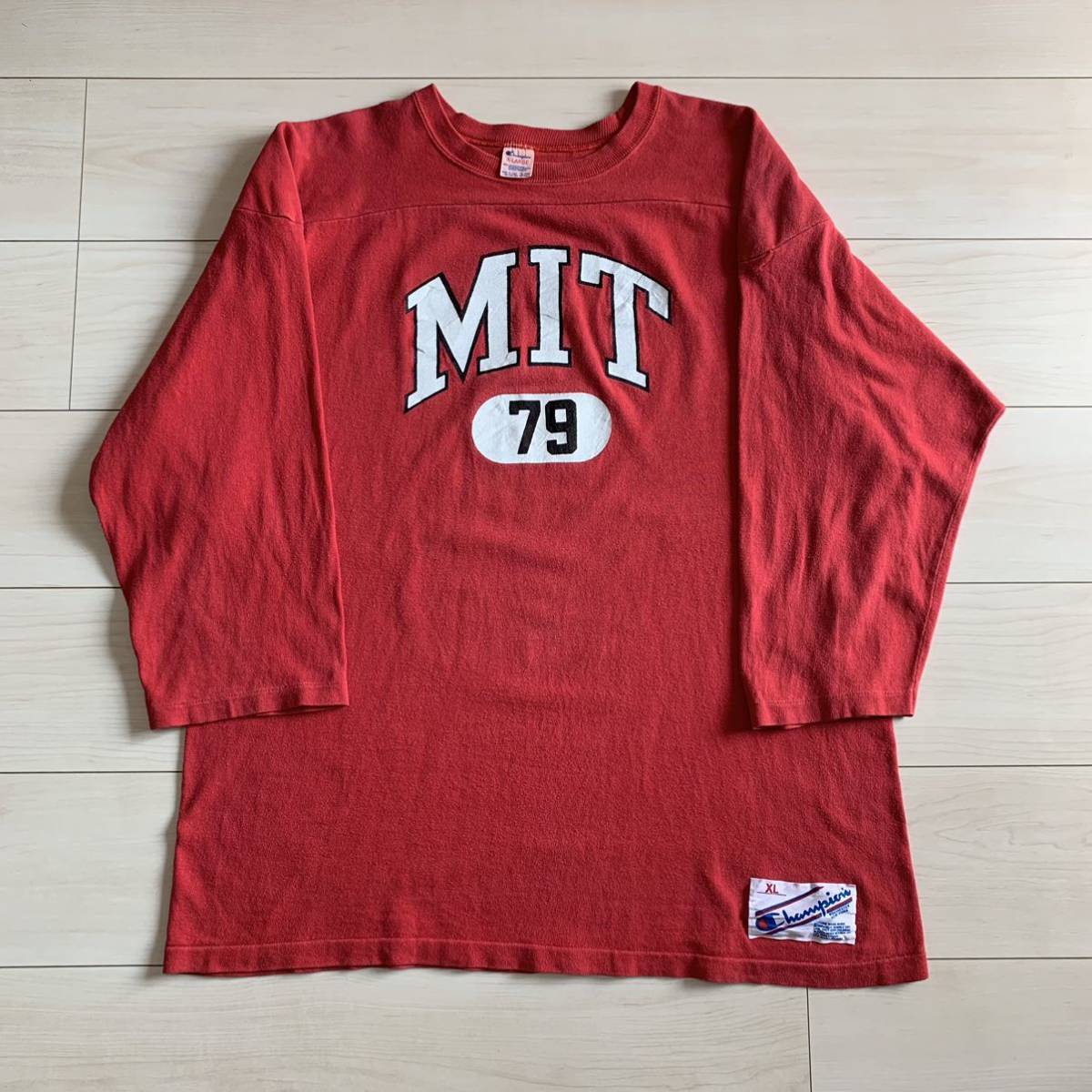 希少 XL 80s チャンピオン champion フットボール Tシャツ USA製
