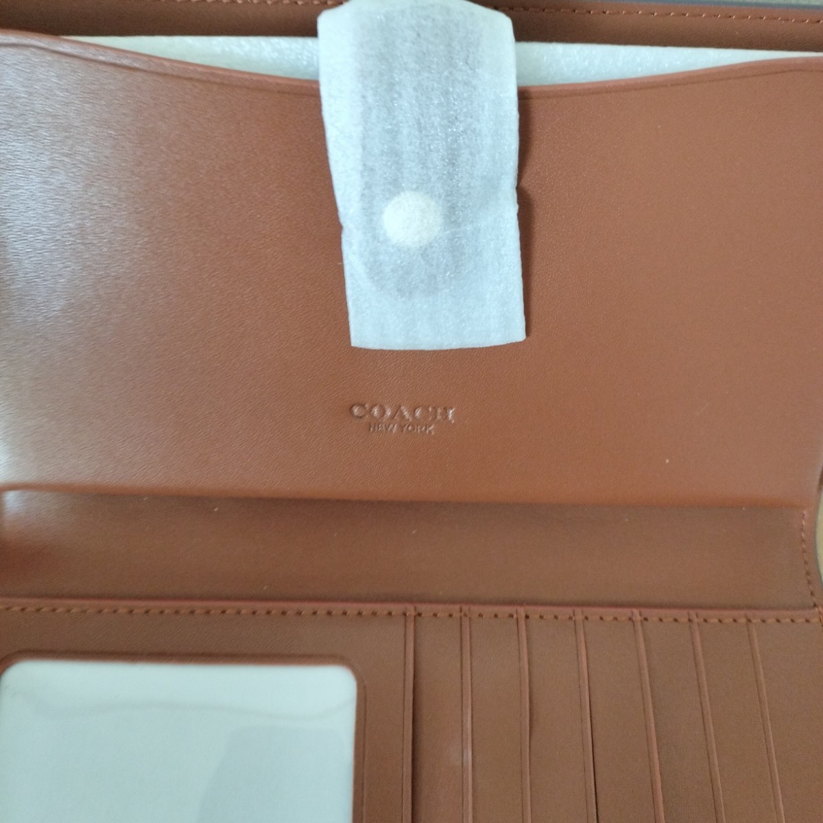 COACH コーチ長財布9944ミディアムウォレット リストレット レインボー 