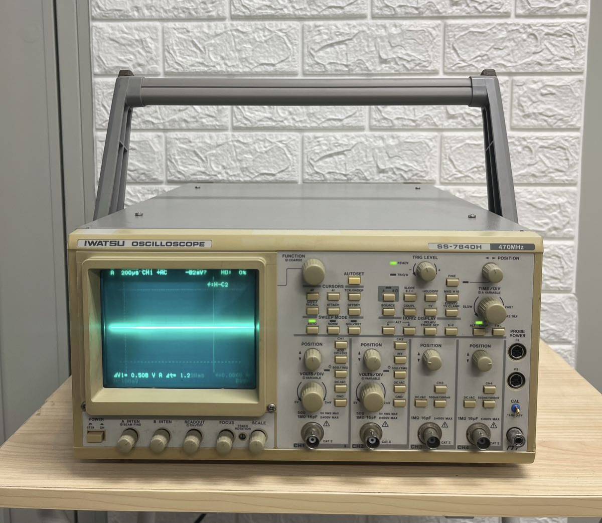 SS-7840H | Analog - 計測器 Iwatsu アナログオシロスコープ IWATSU⁄岩 
