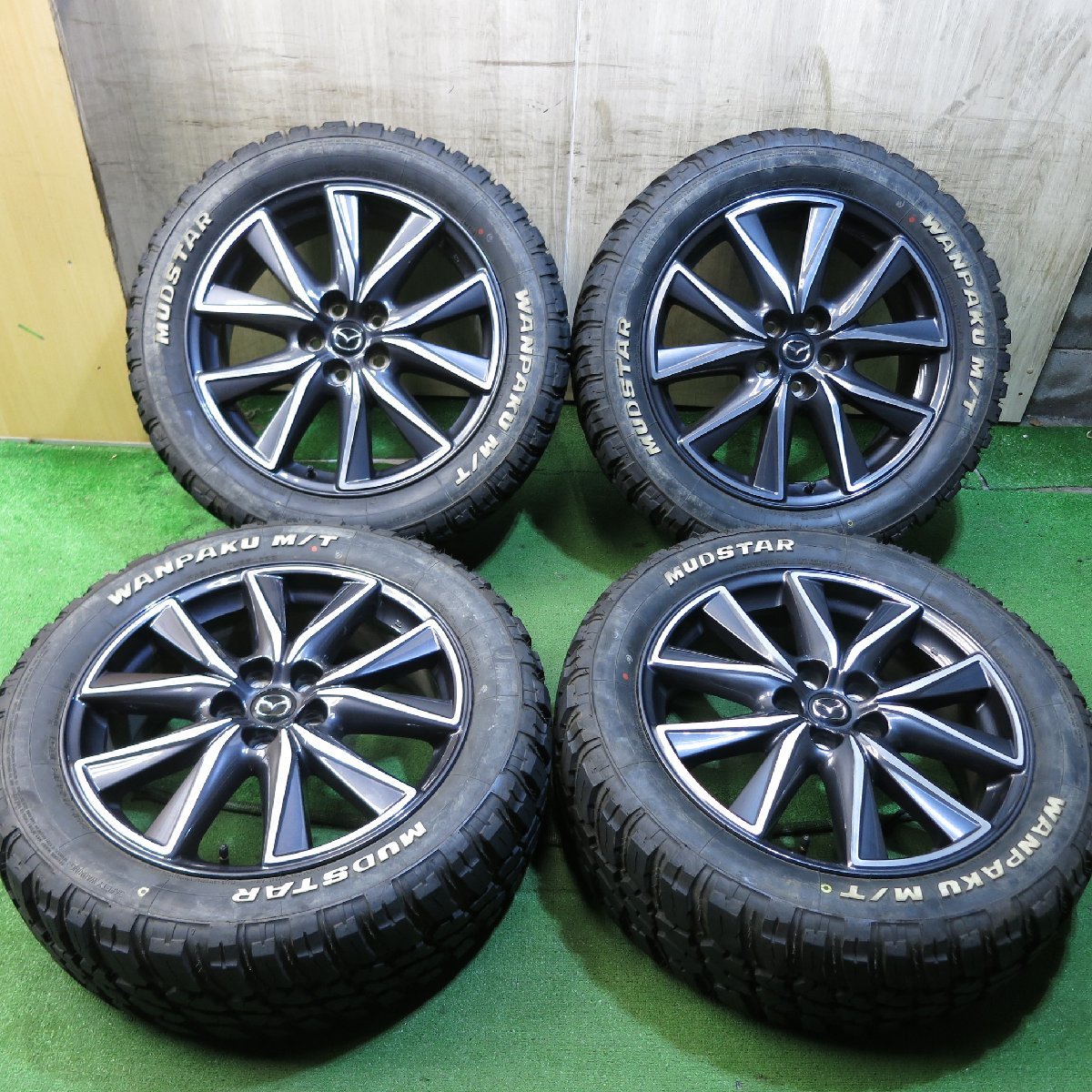 バリ溝！21年！キレイ！ほぼ10分☆マツダ CX-5 純正 235/55R19 マッド 