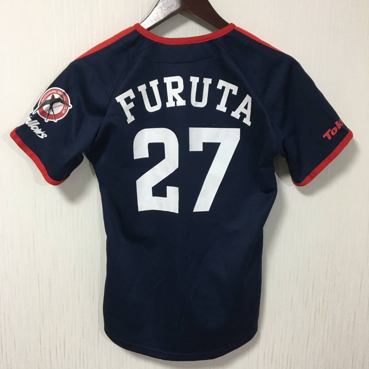 ☆美品☆ 東京ヤクルトスワローズ 古田敦也 ユニフォームシャツ