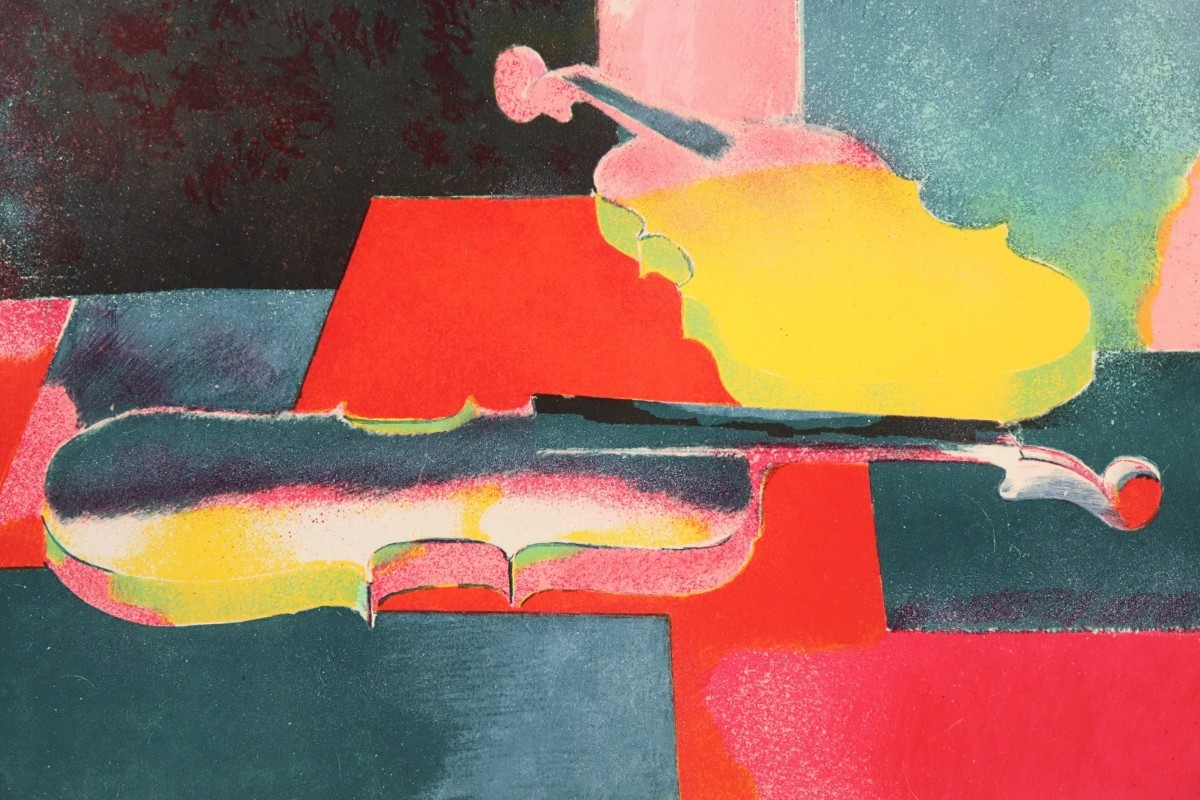 ☆ポール・ギヤマン☆「馬に乗る人」 リトグラフ E.A 大判 美品