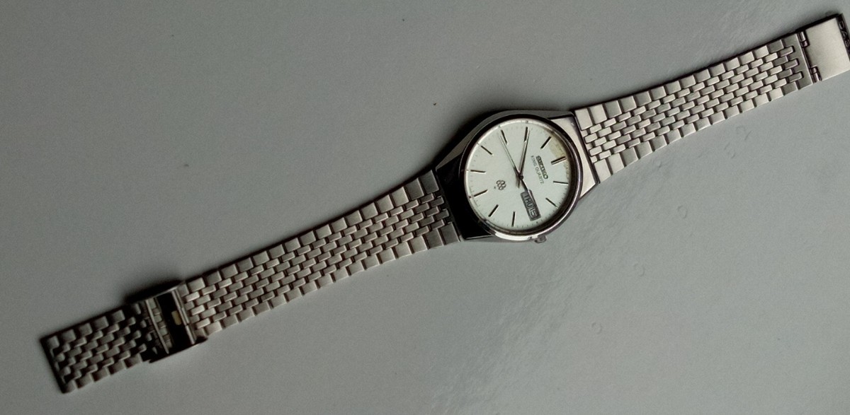 ヴィンテージ品高級高性能[SEIKO]キングセイコー(ツインクォーツ 