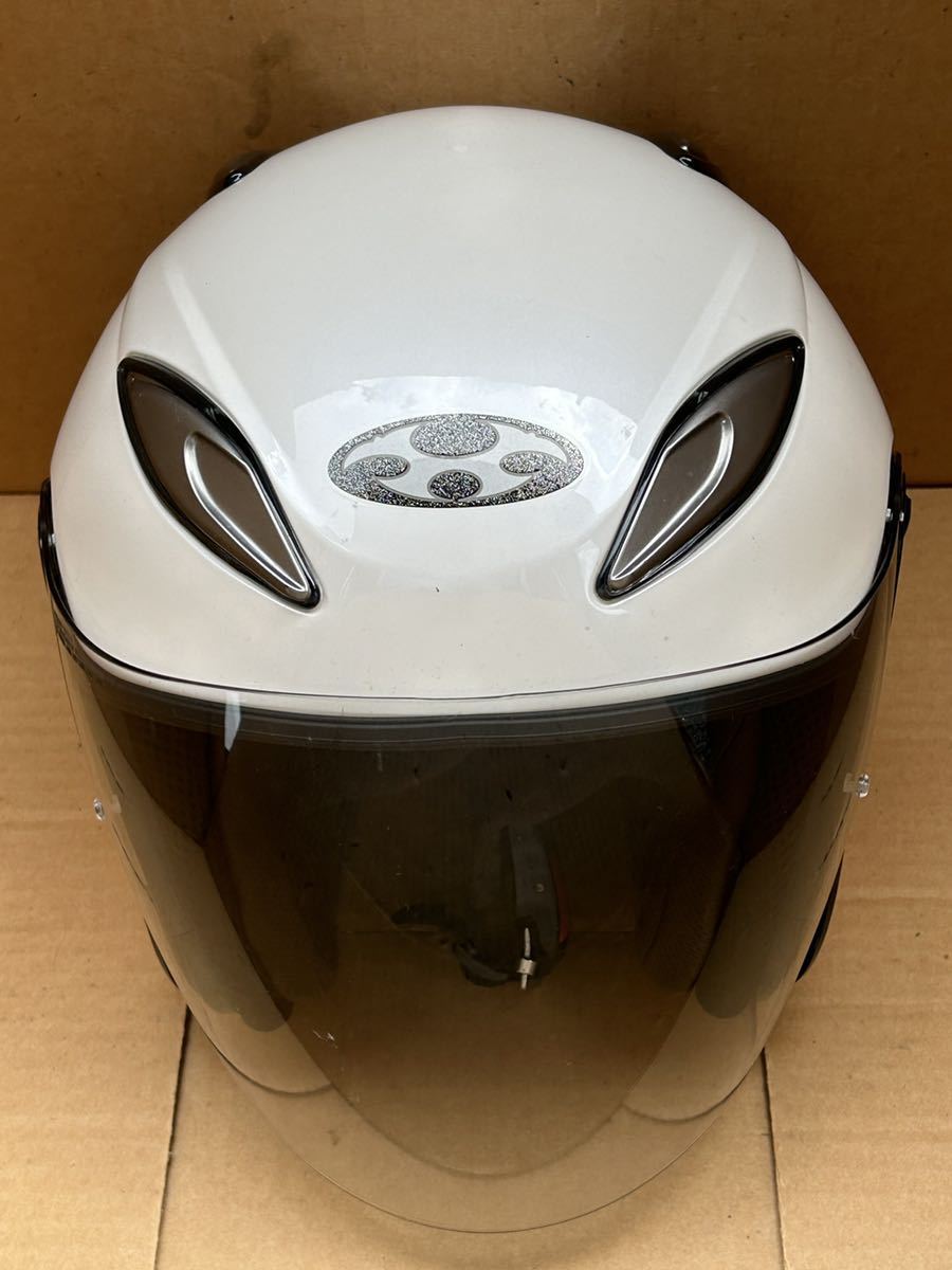 OḠK カブト ジェットヘルメット（L）ユーズド品 OḠK カブト ジェット