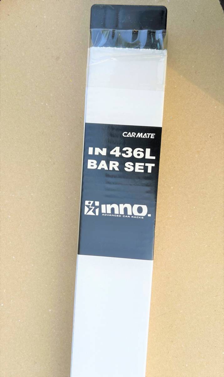 カーメイト ルーフキャリア inno スライドキットIN417用 縦バー IN436L  