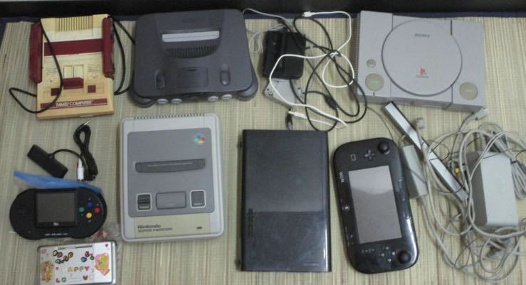 ゲーム機 まとめて ジャンク SFC N64 wiiU PS FC スーパーファミコン