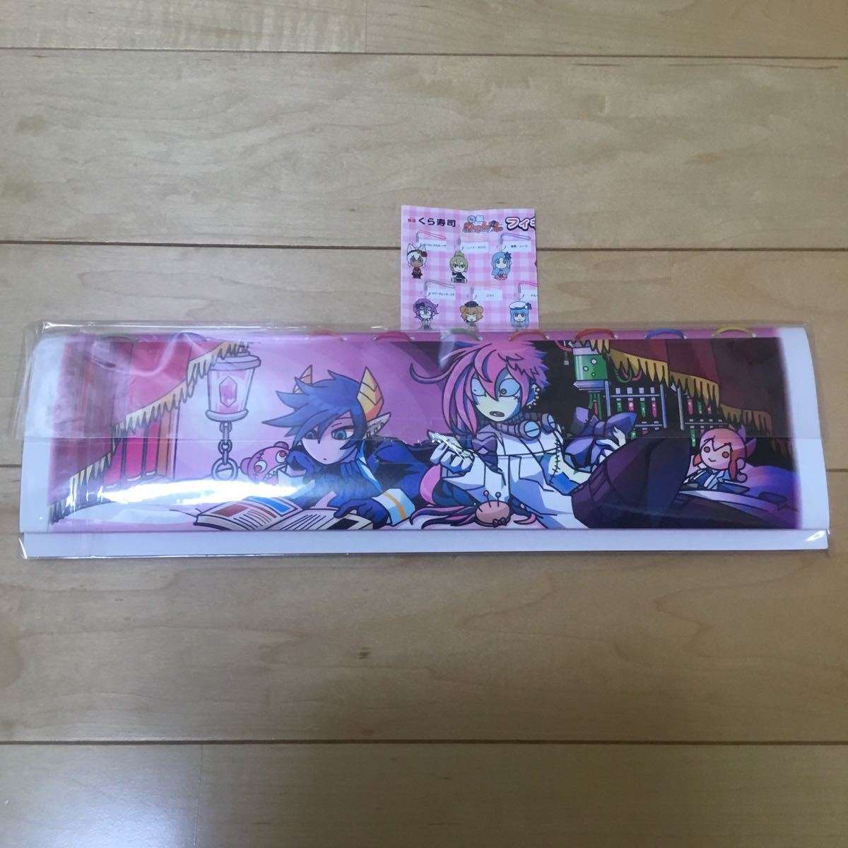 くら寿司 むてん丸 通販限定 描き下ろし 台紙 フィギュア ストラップ セット 10種 キッド チア シークレット シャム