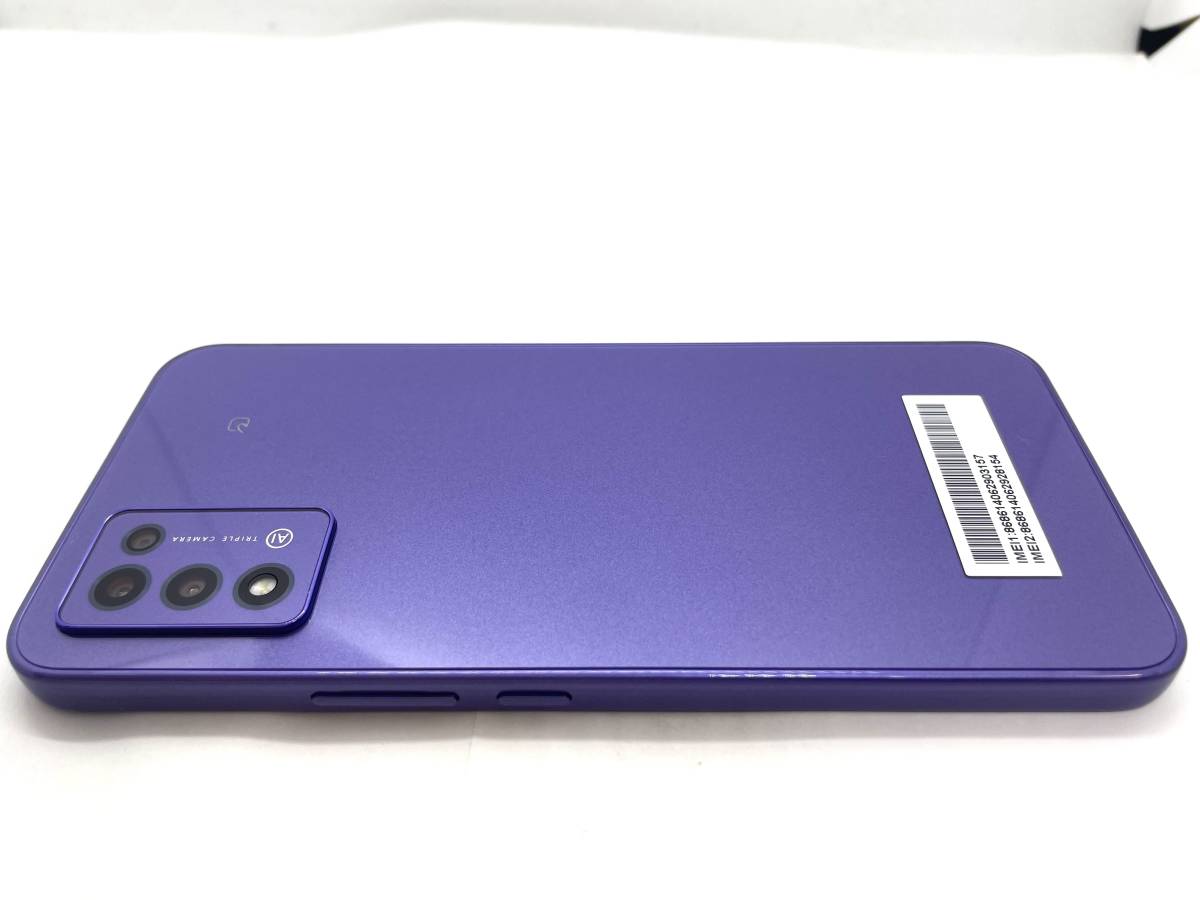 美品】ワイモバイル Libero 5G III パープル系 A202ZT SIMフリー 付属