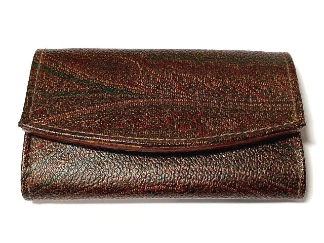 美品 ETRO エトロ 6連キーケース ペイズリー PVC 人気品 6連 ETRO エトロ
