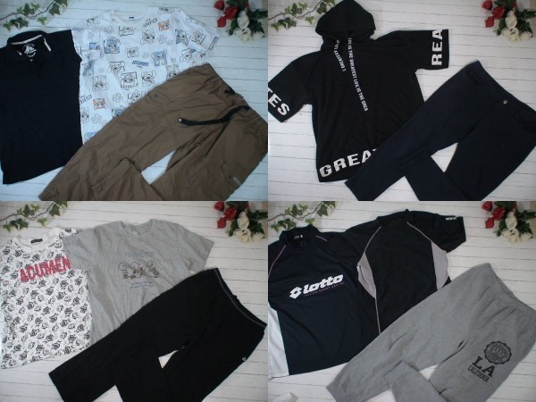 27-9793★大きいサイズ・メンズ・3L～4Lサイズ★古着アイテム★40着セット★まとめ売り★古着★卸★ベール★仕入★大量★問屋★業販★洋服 