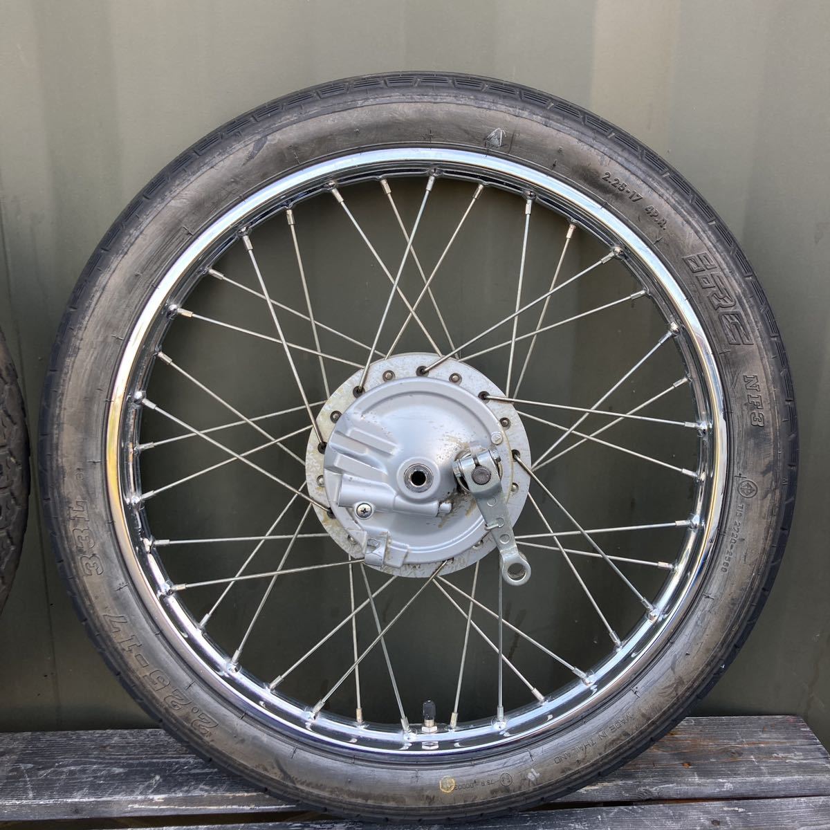 ホンダ リトルカブ FI AA01 純正 フロント ホイール J14×1.60 曲がり