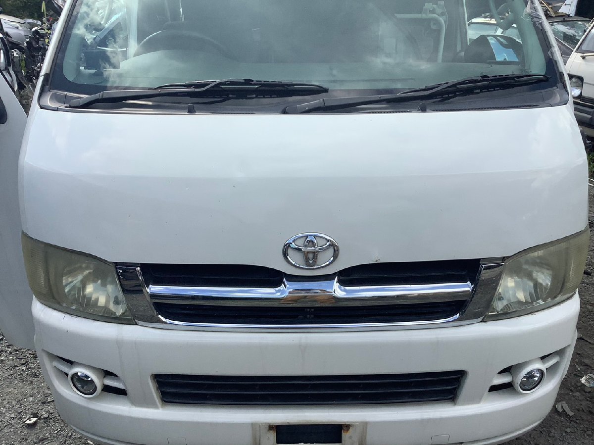 H19年 200系ハイエース スーパーGL ボンネット ヒンジ付 カラー058 中古品 即決 0081532 230617 TK