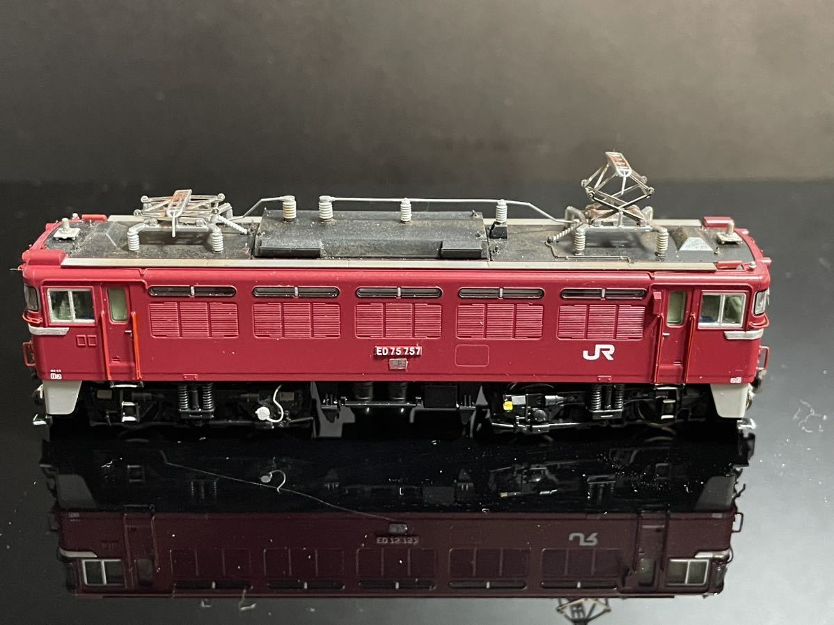 TOMIX ED75 700形後期型 品番7157 ウェザリング・加工(電気機関車