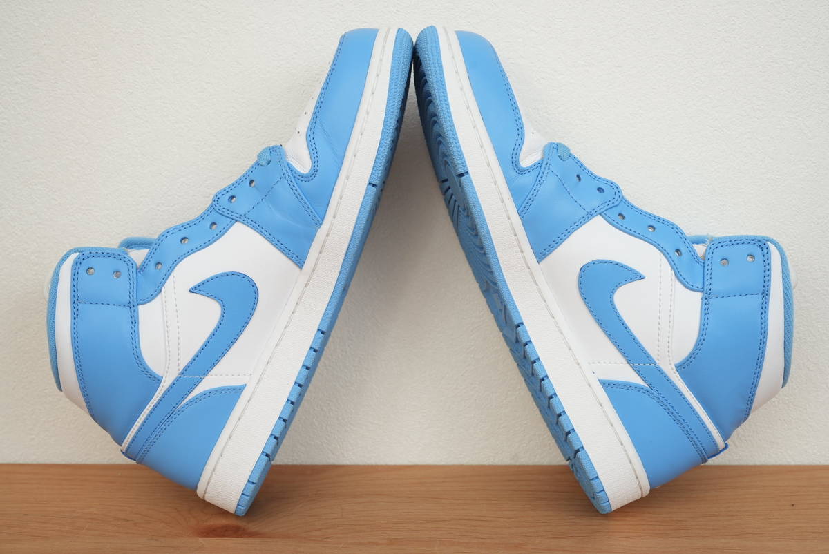 1円スタート 28cm 554724 106 Air Jordan 1 Retro Mid UNC エア 