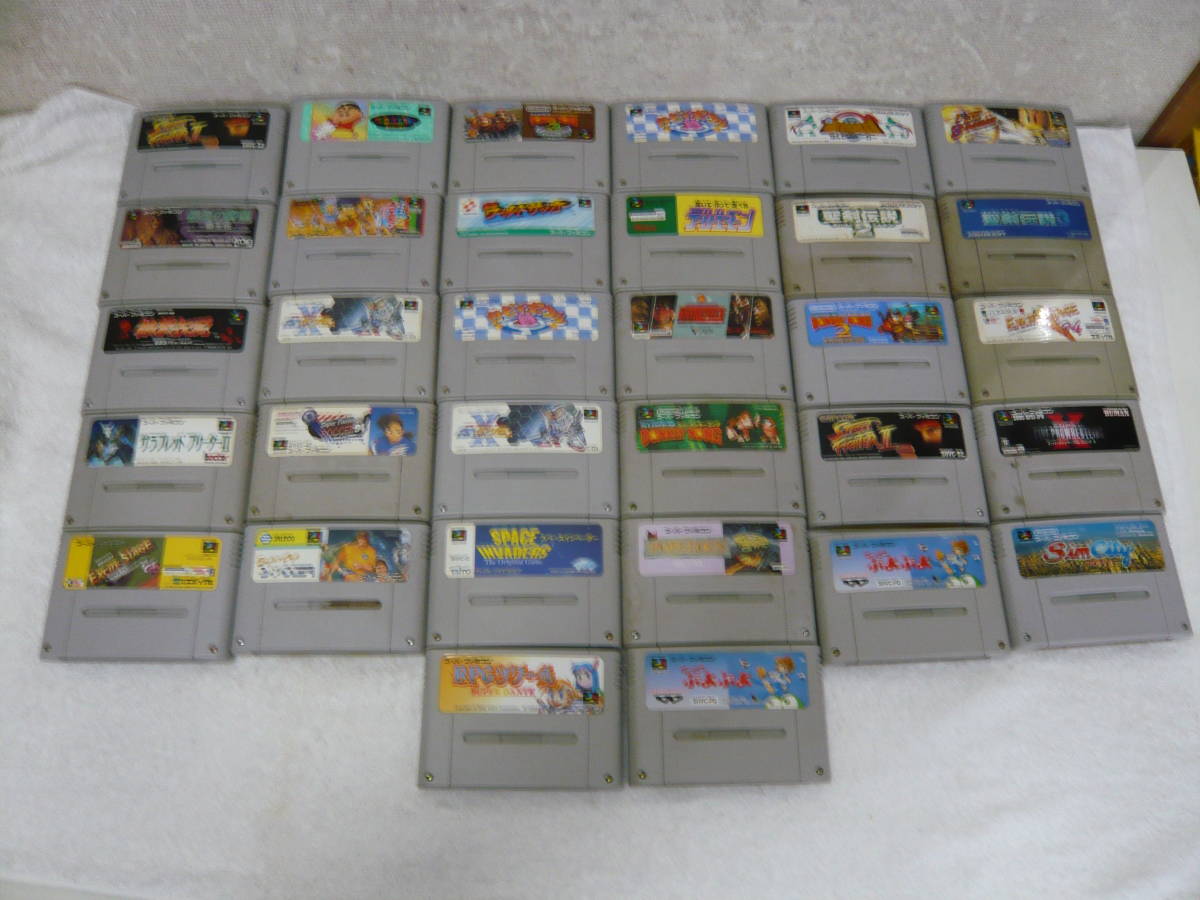 スーパーファミコンソフト☆32本セット(ぷよぷよ/カービィボウル  