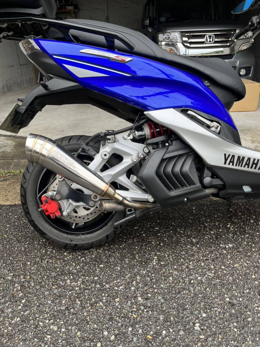 マジェスティs SP忠男 パワーボックス メガホンマフラー SG28J SG52Jの 