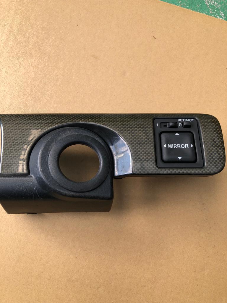 JZX100 ツアラーV 純正キーシリンダーパネル カーボン調 取付部OK