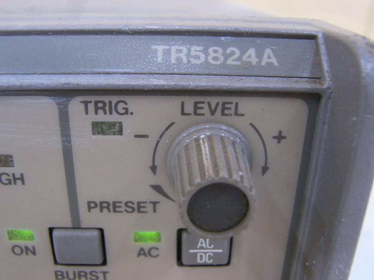 Takeda Riken TR5824A 周波数カウンター FREQUENCY COUNTER 管理番号