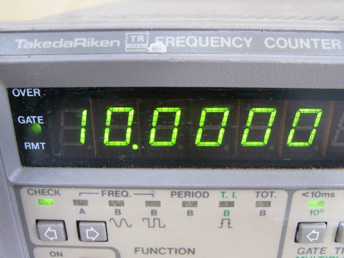 Takeda Riken TR5824A 周波数カウンター FREQUENCY COUNTER 管理番号
