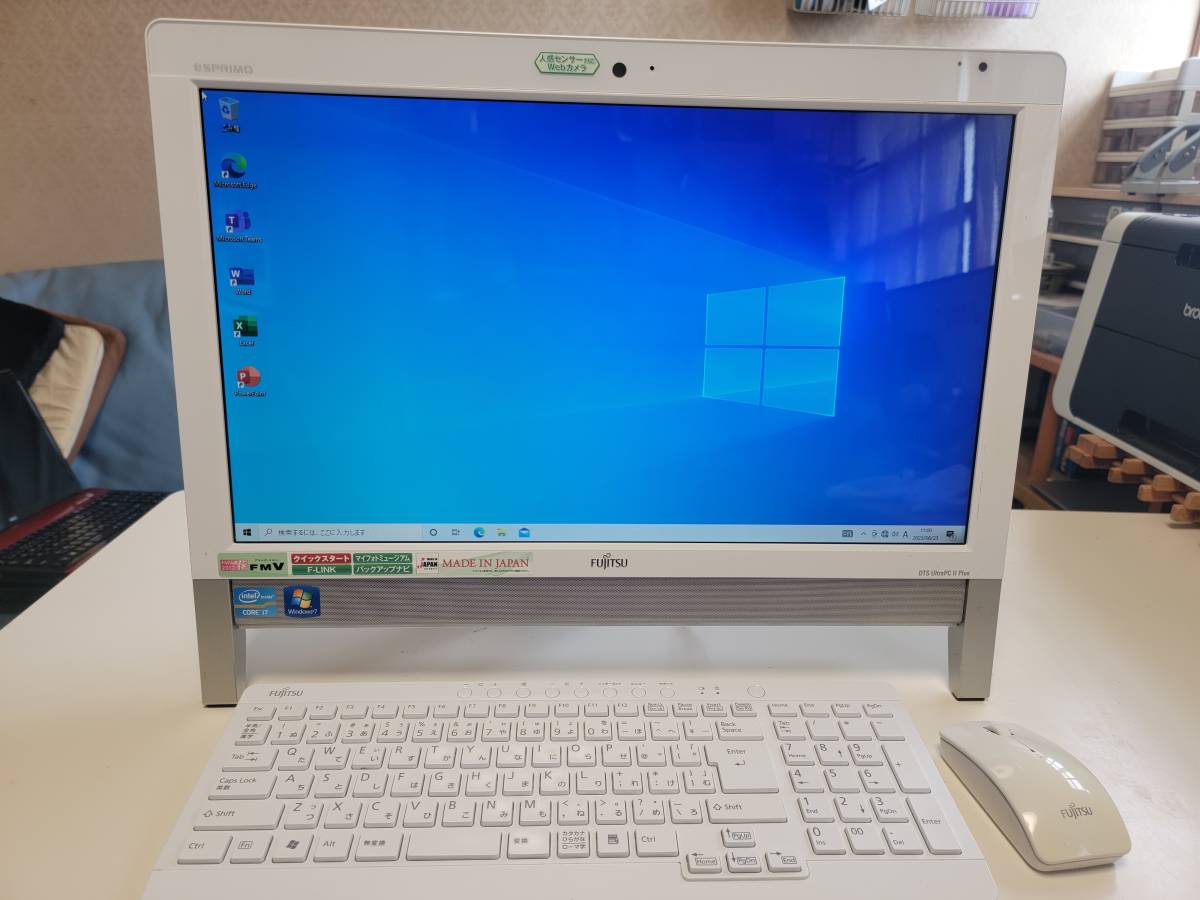 20型 Windows10 Office2021 富士通 FMV ESPRIMO FH56/GD FMVF56GDW i7 