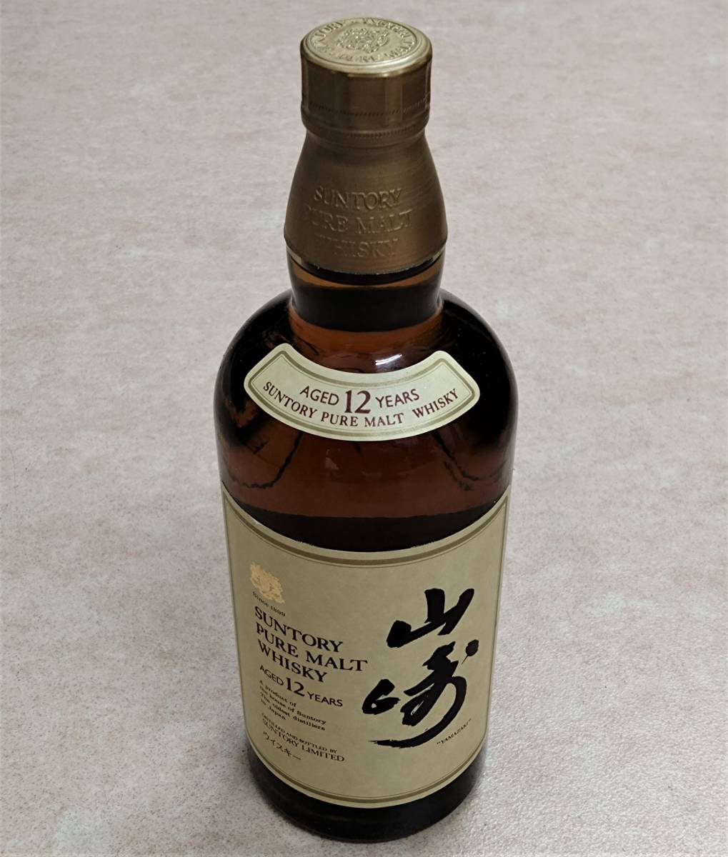【未開栓】 SUNTORY サントリー ウィスキー 12年 720ml Yahoo!オークション 1円～未開栓SUNTORY サントリー 山崎 12 ◇ 古酒