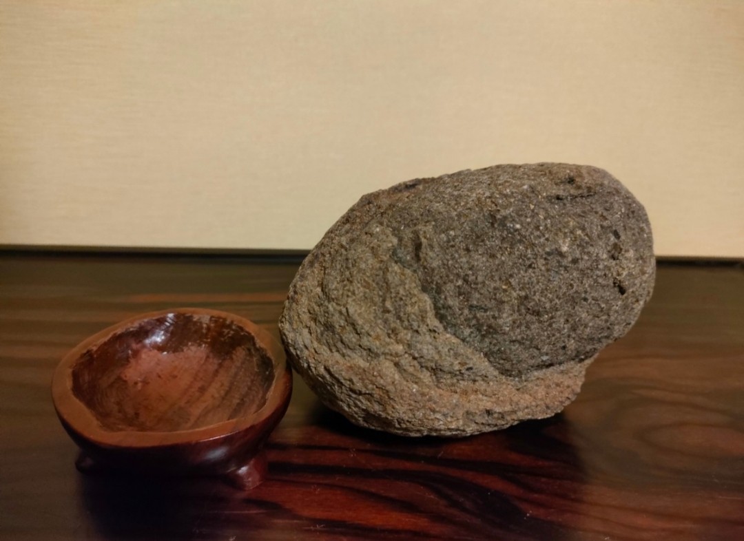 銘【天狗之卵】〜天然うぶなり鞍馬石の特撰〜鑑賞石 観賞石 うぶ ソゲ