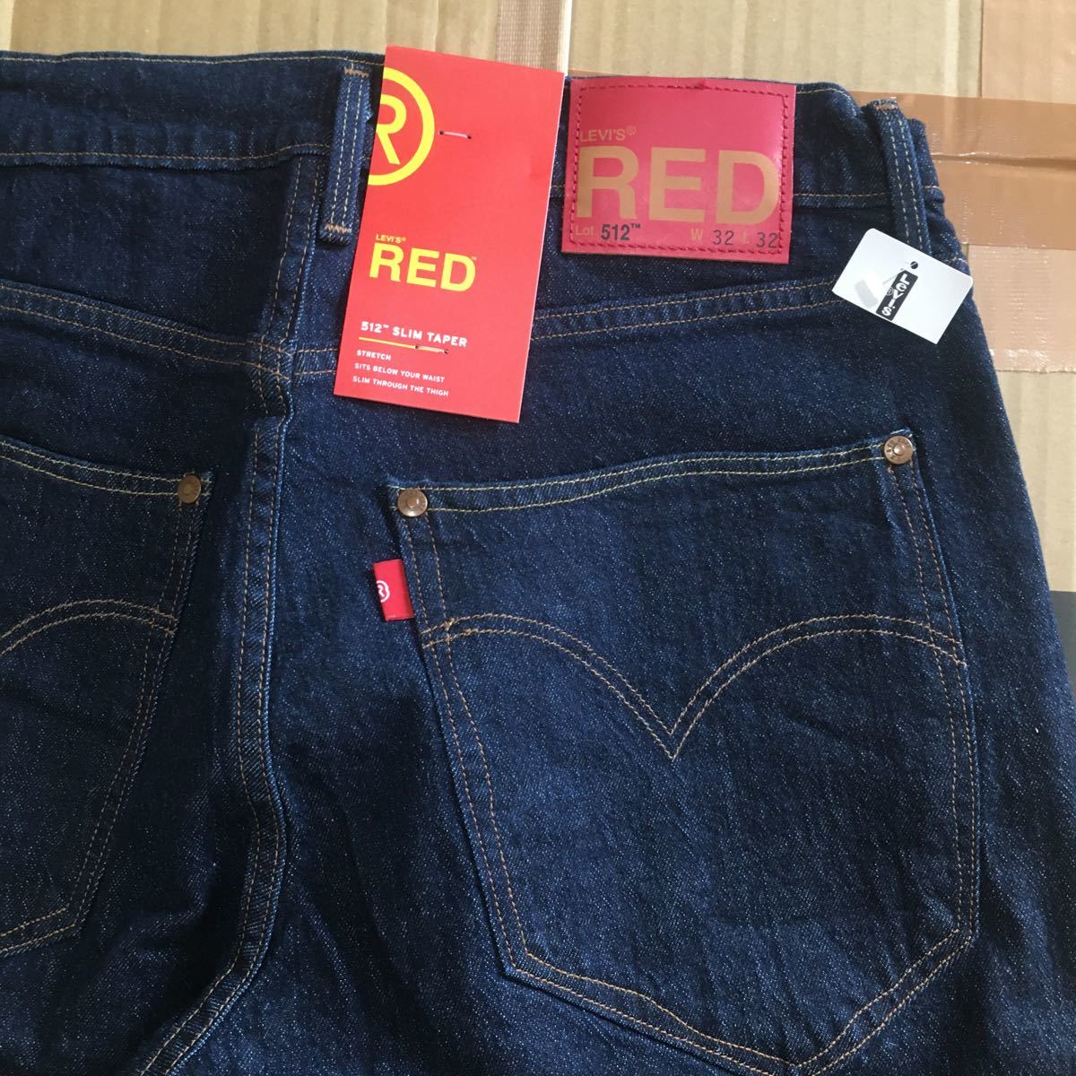 定価16500 3新品 リーバイス 512 0000 slim taperRED w32